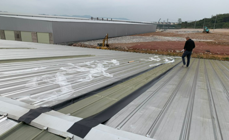 阳春厂房屋面防水维修案例